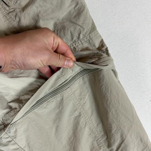 Columbia PFG Omni-Shade Convertible Pants Men's Medium Mesh Drawstring Hiking - Picture 5 of 16